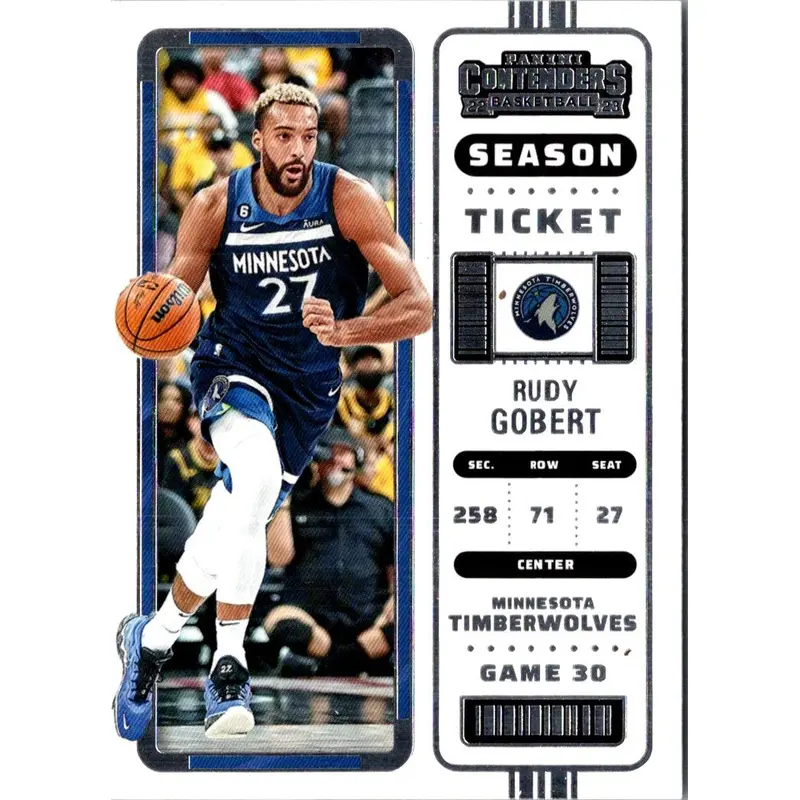 2022 Panini Contenders Season Ticket Rudy Gobert #1