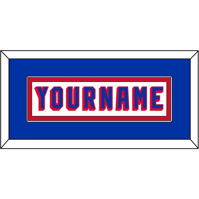 New York Nameplate - Home White (1978-1990) - Single Mat 2