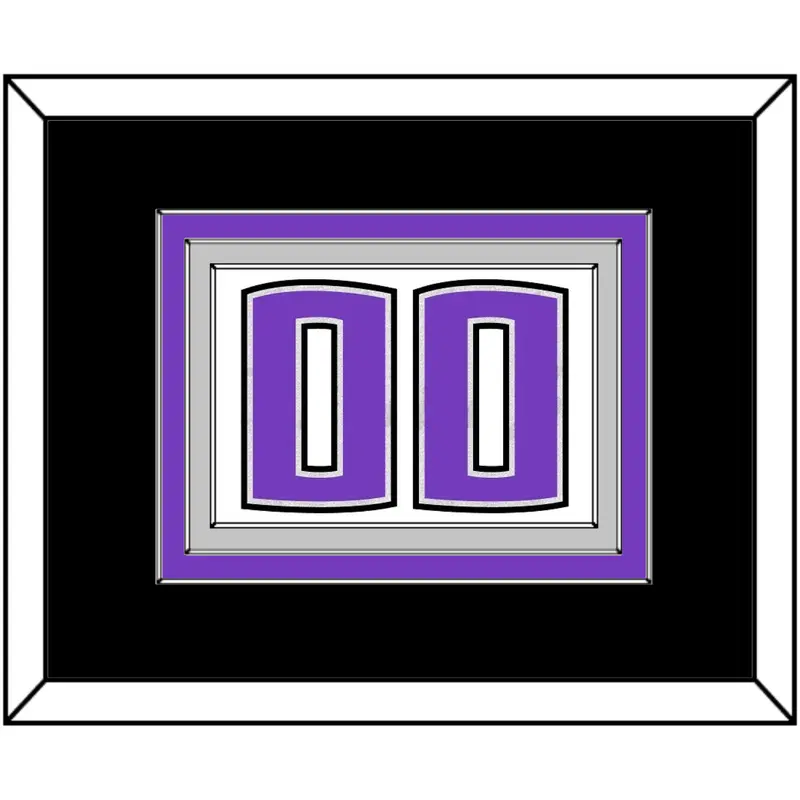 Sacramento Number - Home White (2014-2016) - Triple Mat 3