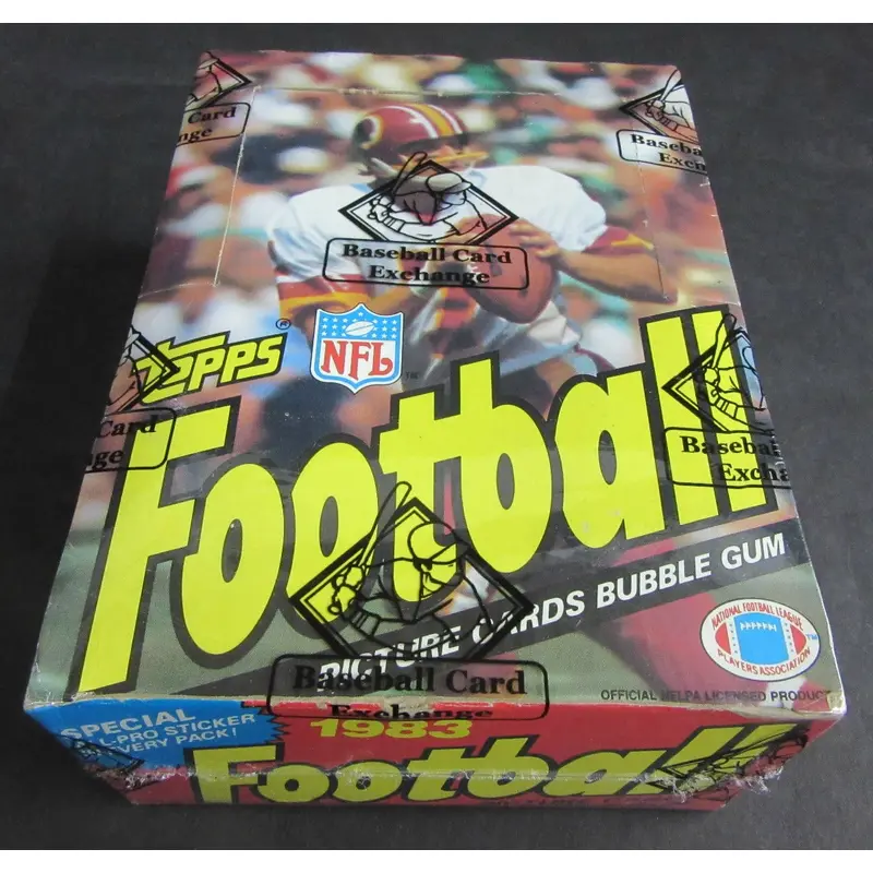 1983 Topps Football Unopened Wax Box
