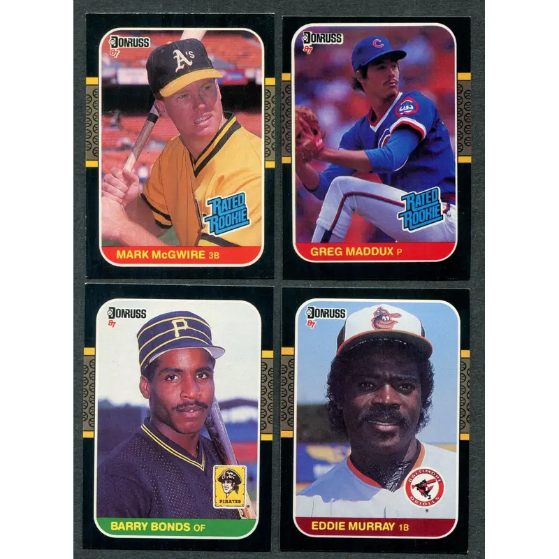 1987 Donruss Baseball Complete Set NM NM/MT (660) (24-495)