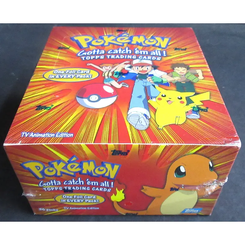 1999 Topps Pokemon TV Animation Series 1 Box