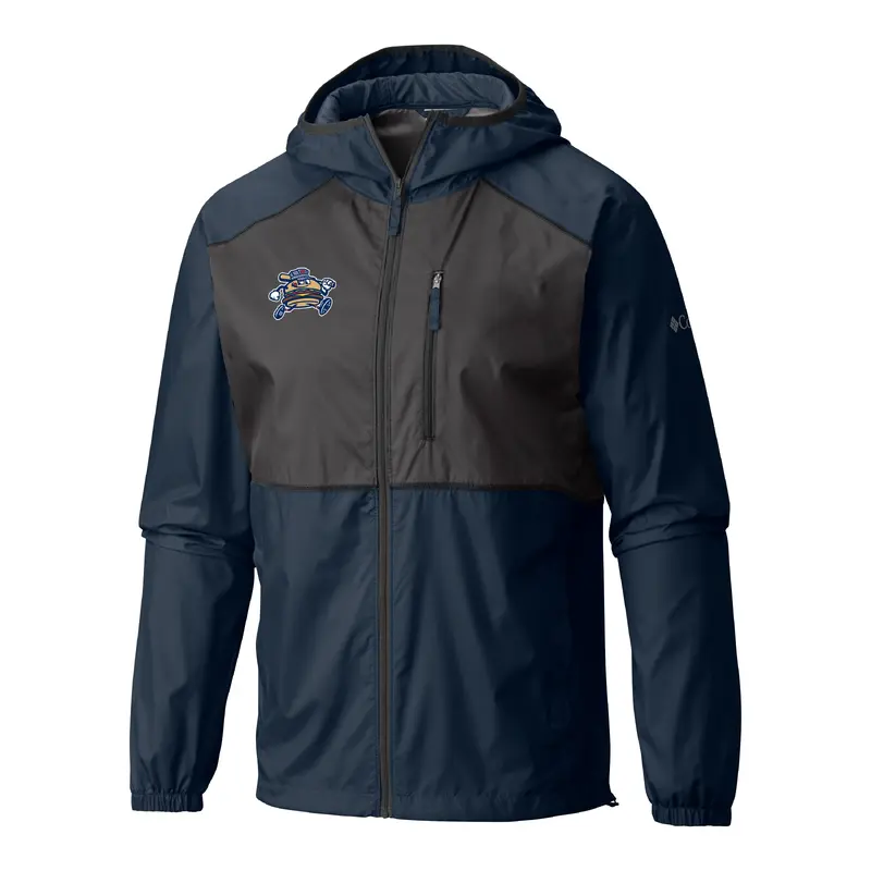 Men's Navy Columbia Rain Jacket