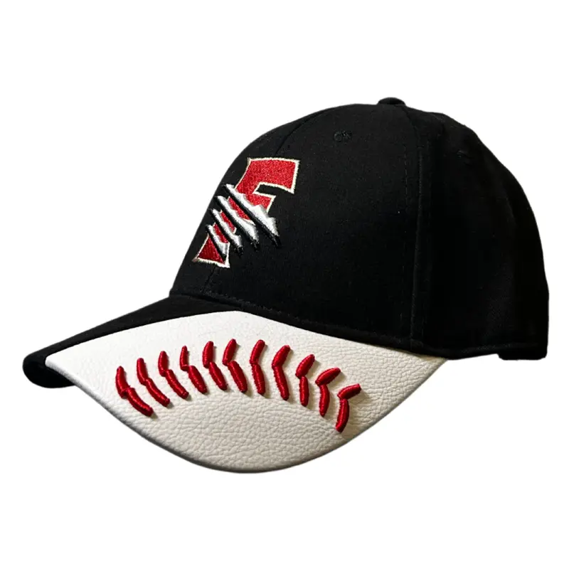 Youth Black Primary Baseball Seam Adj