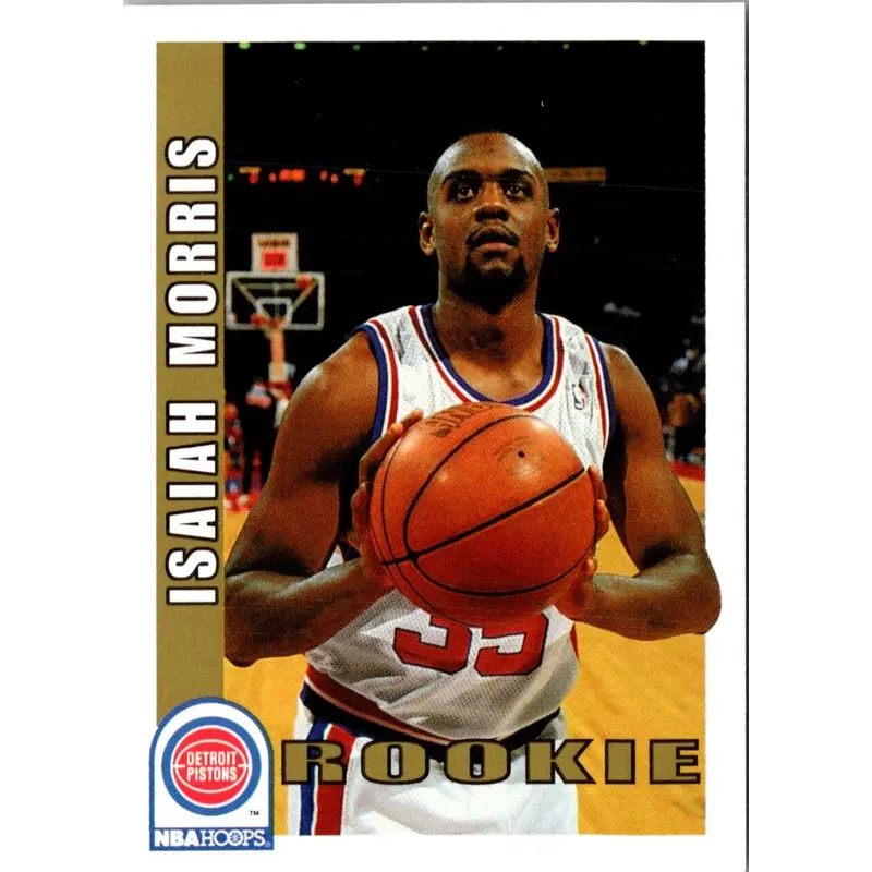 1992 Hoops Isaiah Morris #382 Rookie