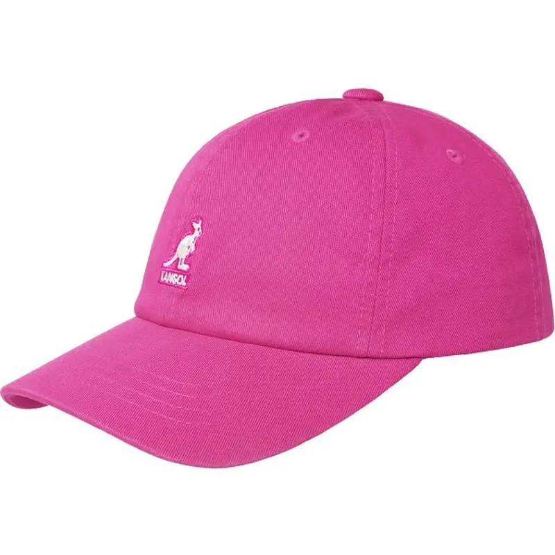 Kangol - Washed Baseball Cap - Electric Pink