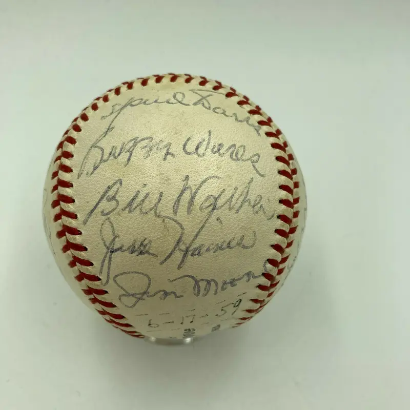 1934 St. Louis Cardinals World Series Champs Team Signed Baseball With JSA COA