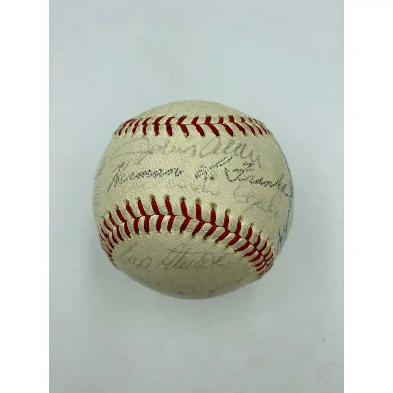 1965 San Francisco Giants Team Signed Baseball Willie Mays Mccovey JSA COA