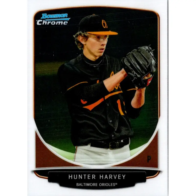 2013 Bowman Draft Picks & Prospects Chrome Hunter Harvey #BDPP33