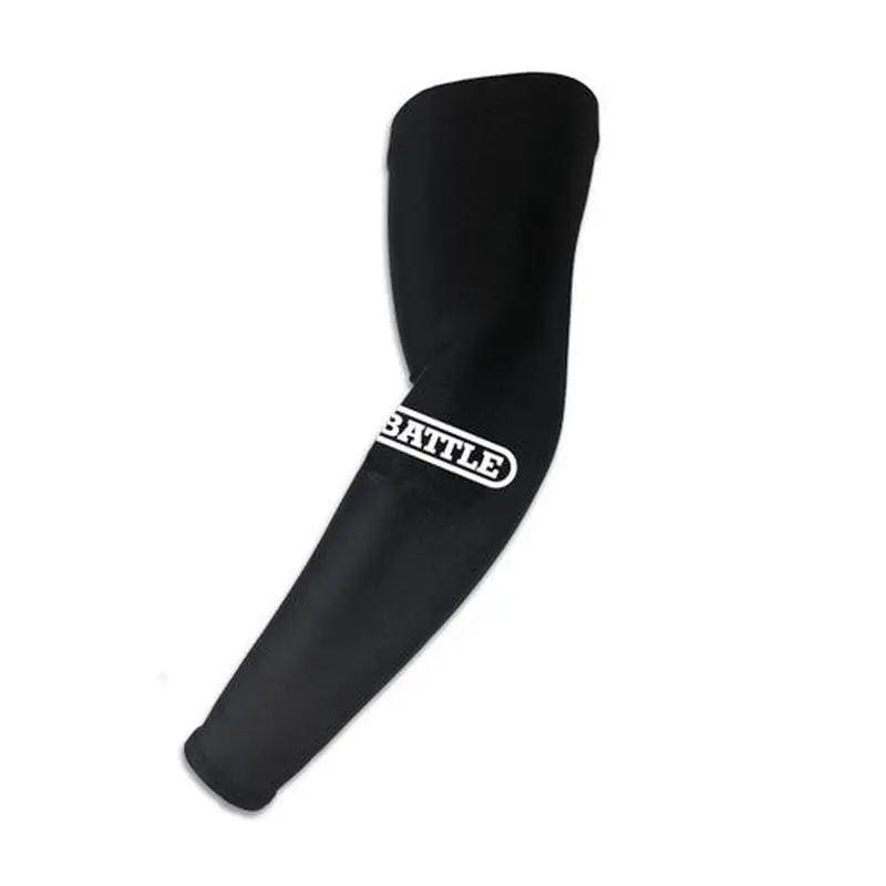 New Battle Performance Football Full Arm Sleeve Pair - Black- Adult S/M