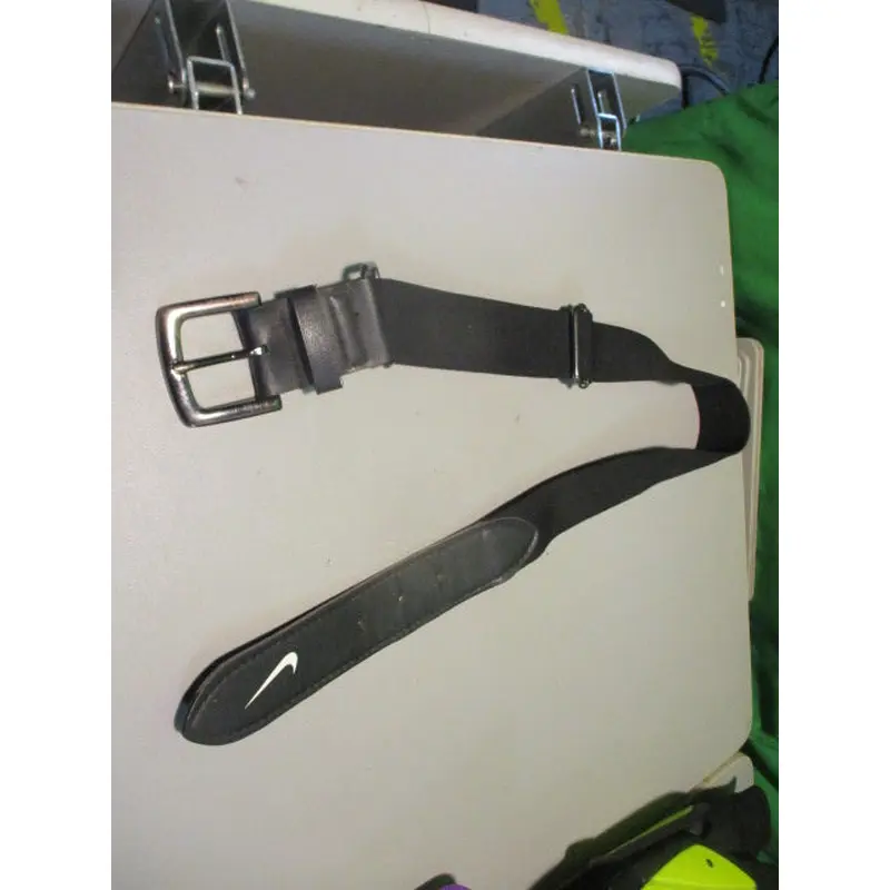 Used Nike Adult Black Baseball Belt