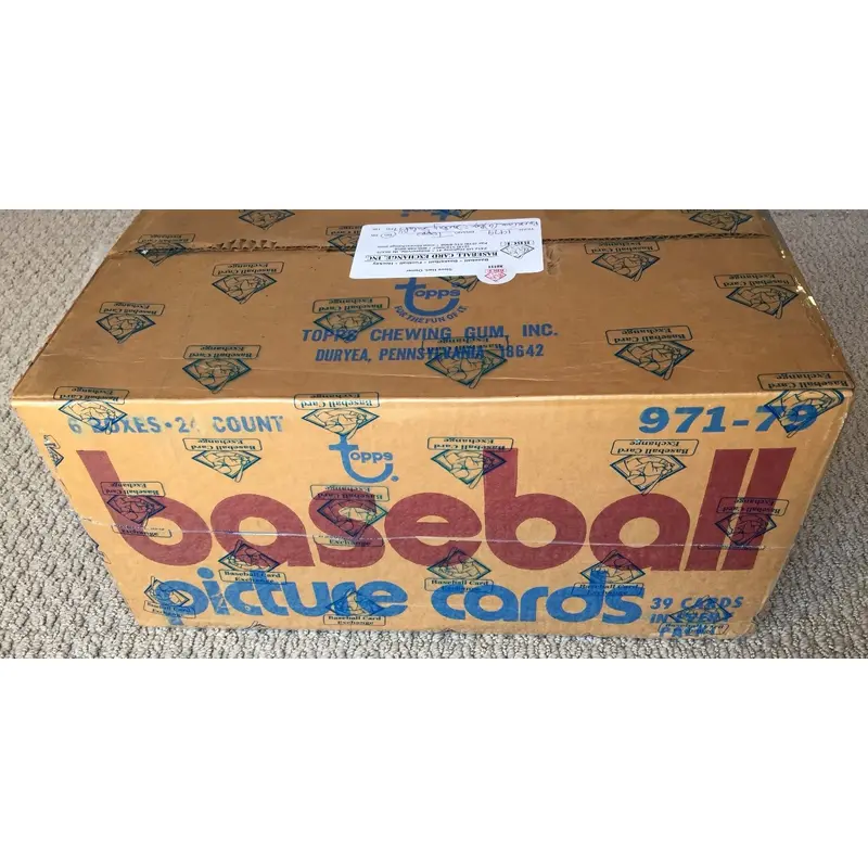 1979 Topps Baseball Rack Pack Case (6 Box)