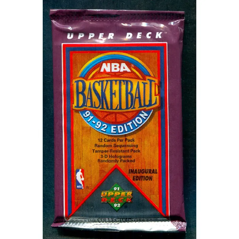 1991/92 Upper Deck Basketball Unopened Low Series Pack