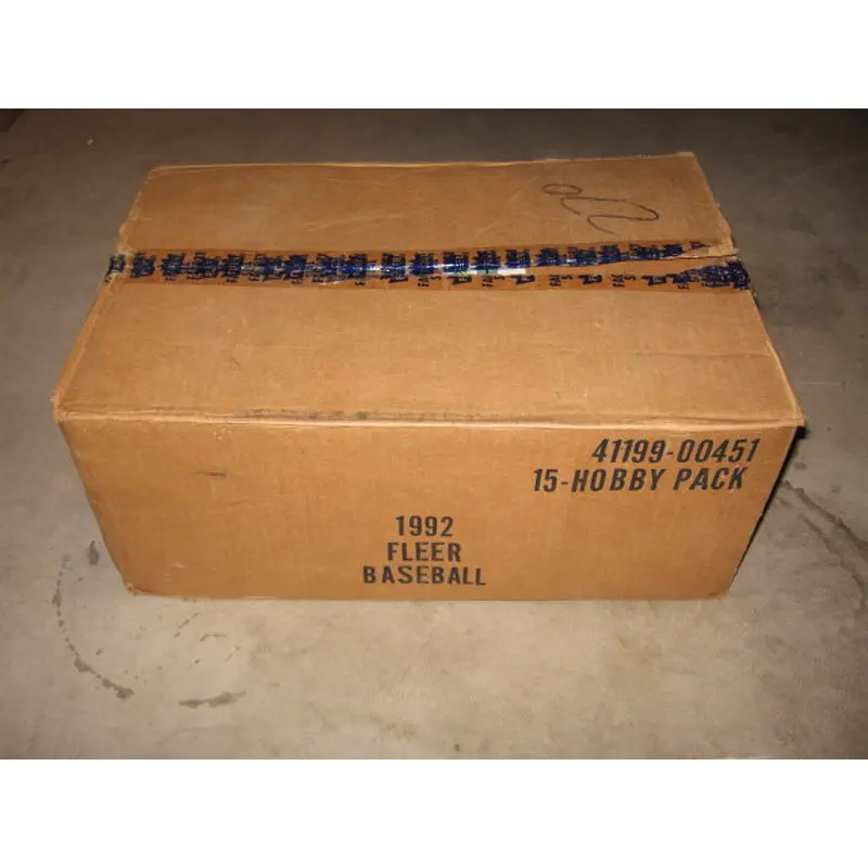 1992 Fleer Baseball Factory Set Case (Lumber Company) (15 Sets)