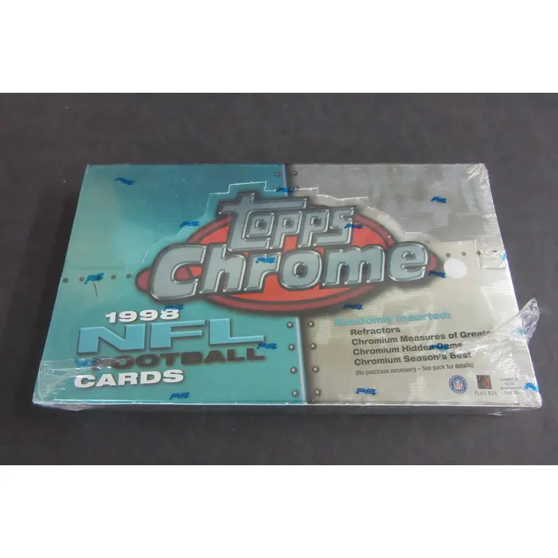 1998 Topps Chrome Football Box (Retail)