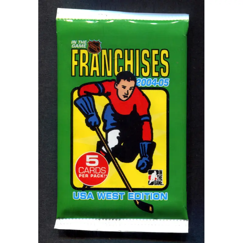 2004/05 In the Game Franchises Hockey Unopened Pack (USA West) (5)