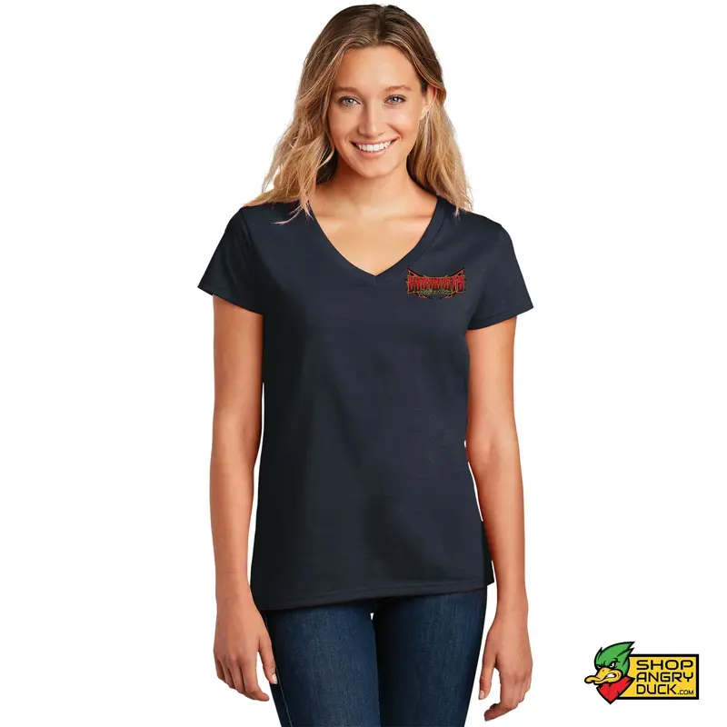 Bad Habits  Ladies V-Neck T-Shirt