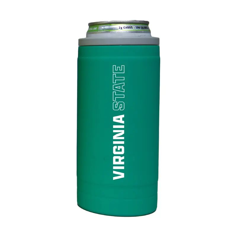 Virginia State 12oz Optic Stacked Soft Touch Slim Coolie