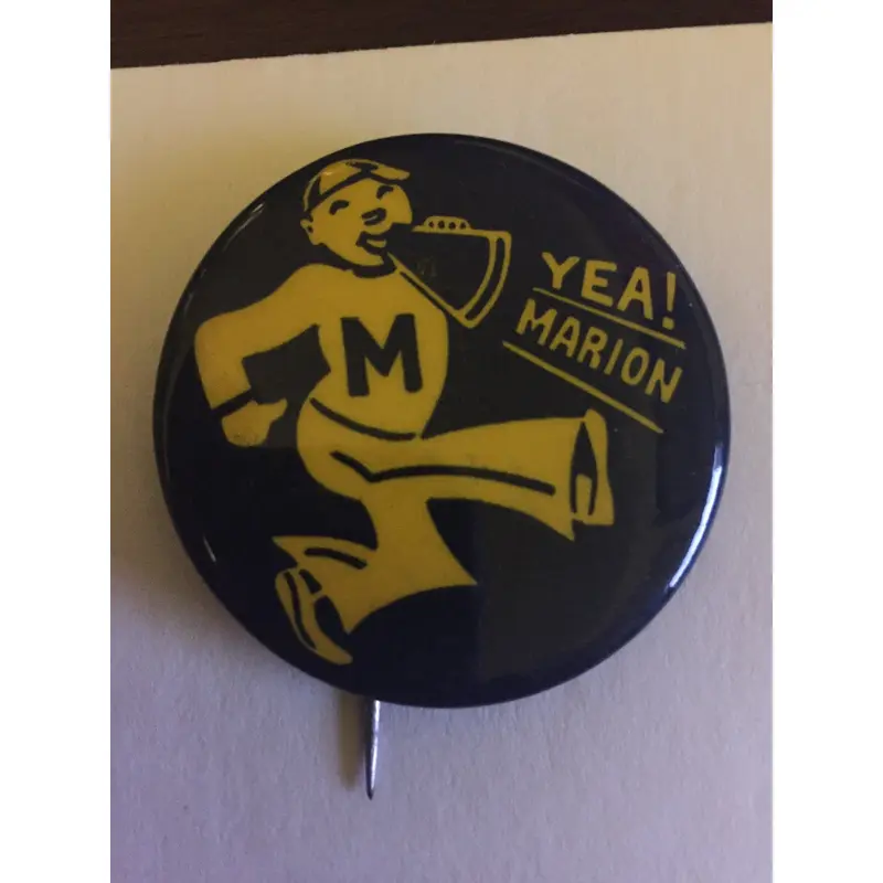 1940s-50s Marion High School Pinback Button