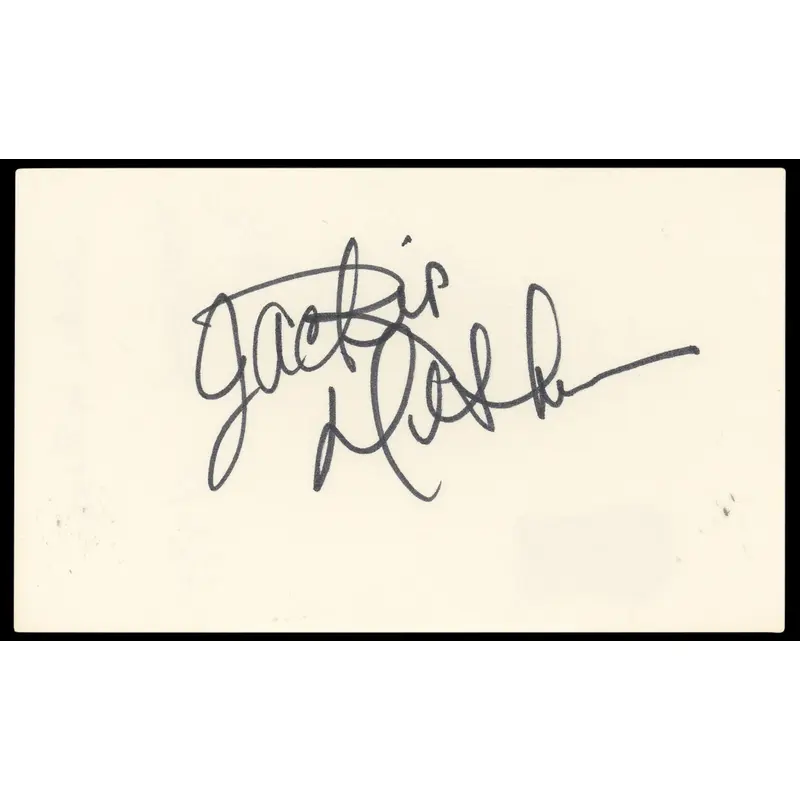 Jackie DeShannon Authentic Signed 3x5 Index Card Autographed BAS #BP50605