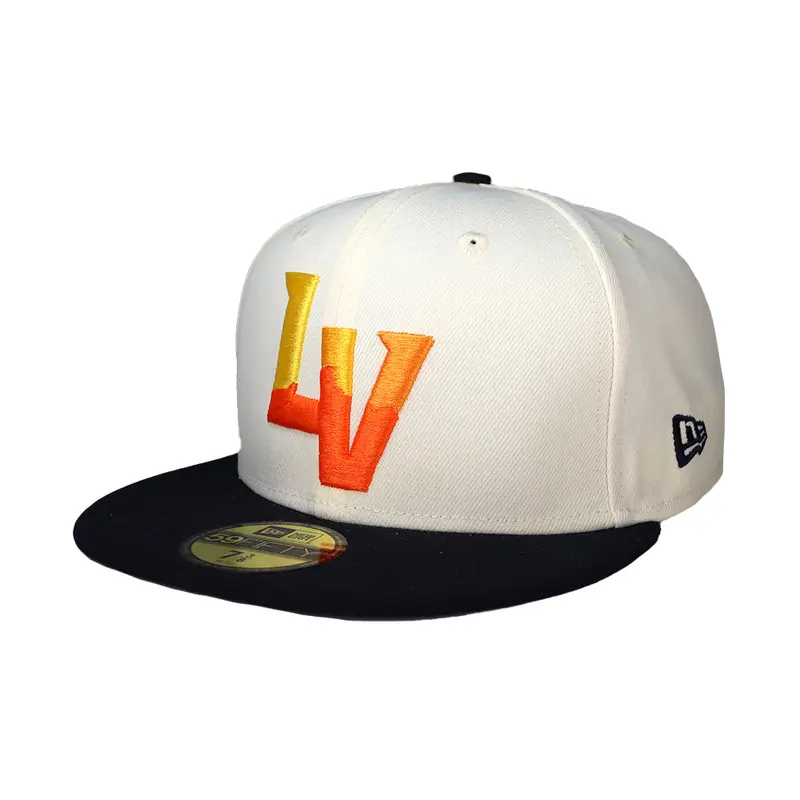 New Era LV Chrome White/Navy 59FIFTY Fitted Hat
