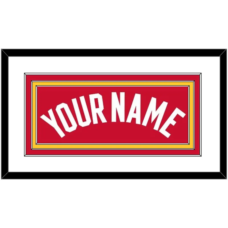 Atlanta Name - Red Icon - Triple Mat 1