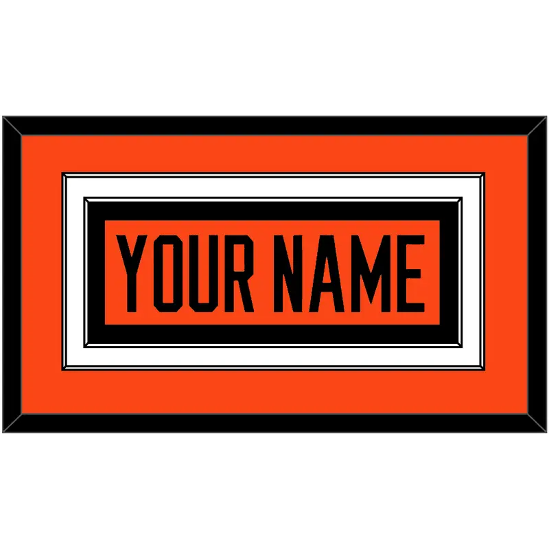 Philadelphia Nameplate - Alternate Black - Double Mat 3