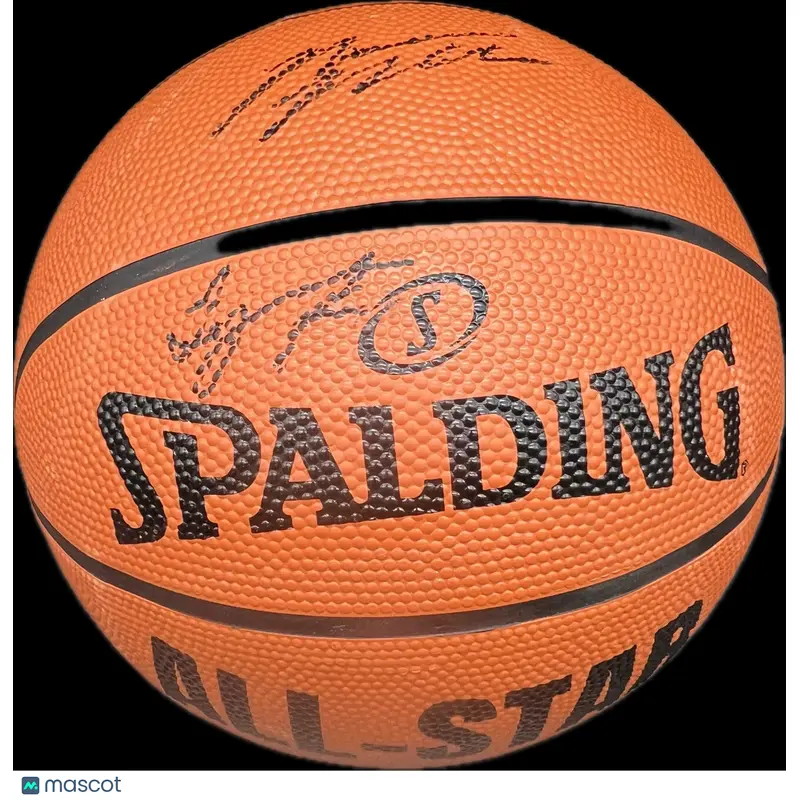 Tyronn Lue & Mason Plumlee Signed Basketball PSA Los Angeles Clippers