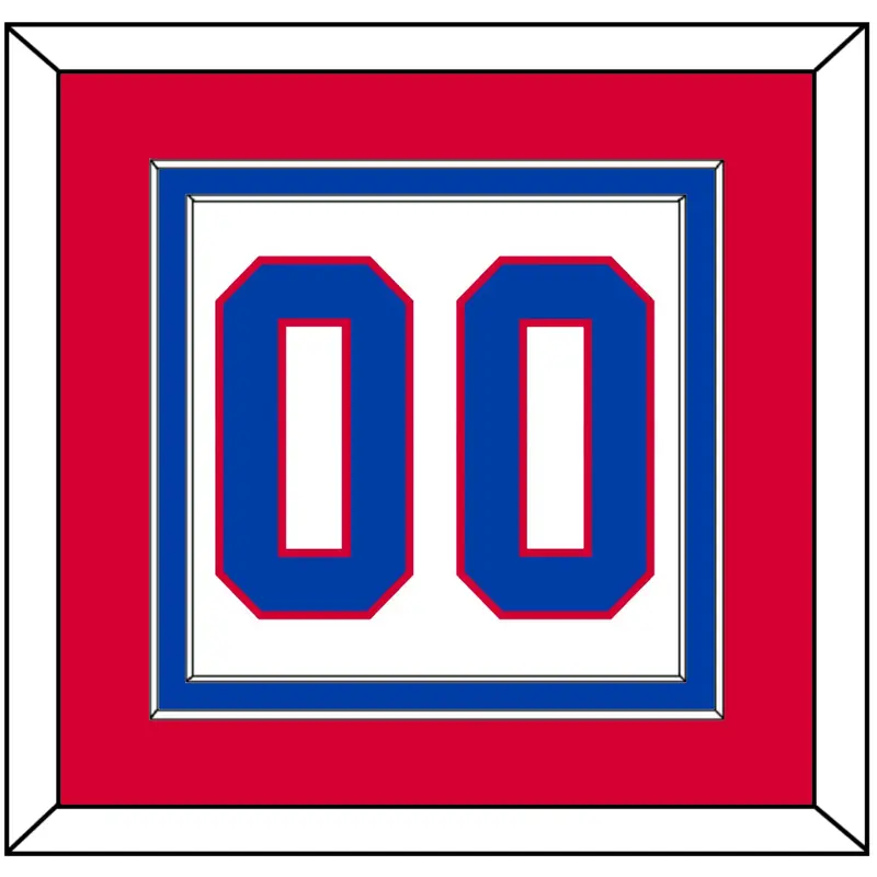 Washington Number (Back) - 2011 Winter Classic White - Double Mat 2