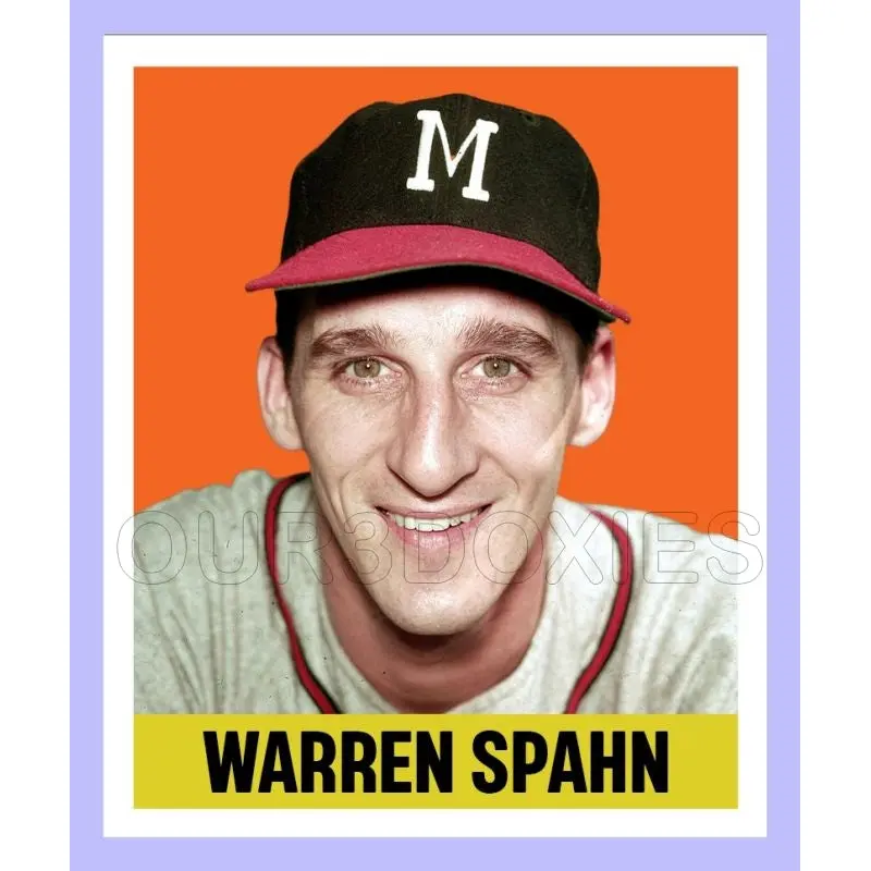 Warren Spahn 1948 Leaf Custom Card - 3986