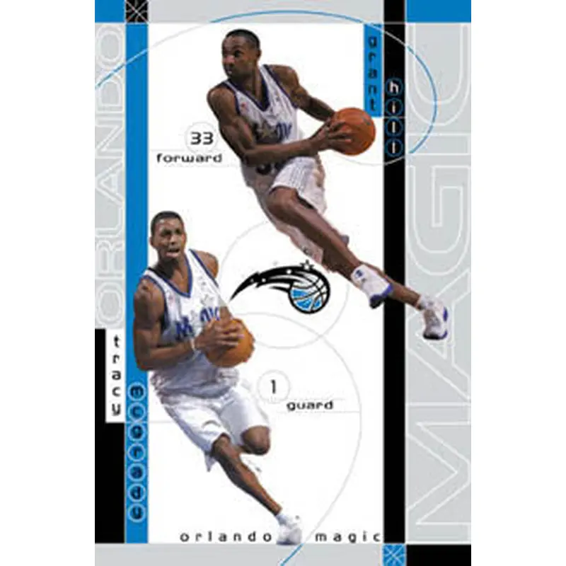 Orlando Magic "Superstars" Poster (Grant Hill, Tracy McGrady) - Costacos 2001