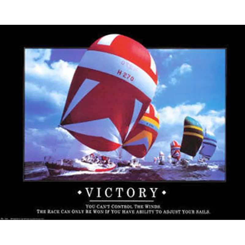 Sailing "Victory" Motivational Poster - Angel Gifts Inc.