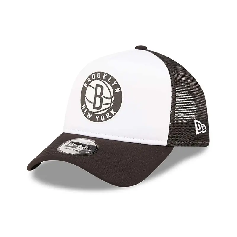 Color Block Trucker Cap Brooklyn Nets - Black