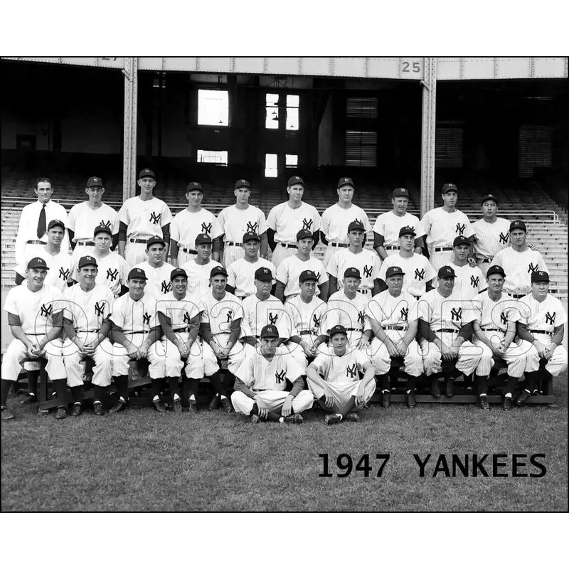 1947 New York Yankees 8X10 Photo - Dimaggio Berra Rizzuto - 2283