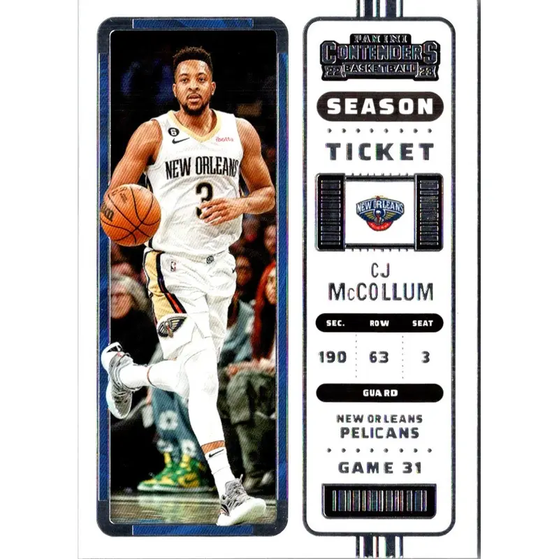 2022 Panini Contenders Season Ticket CJ McCollum #94