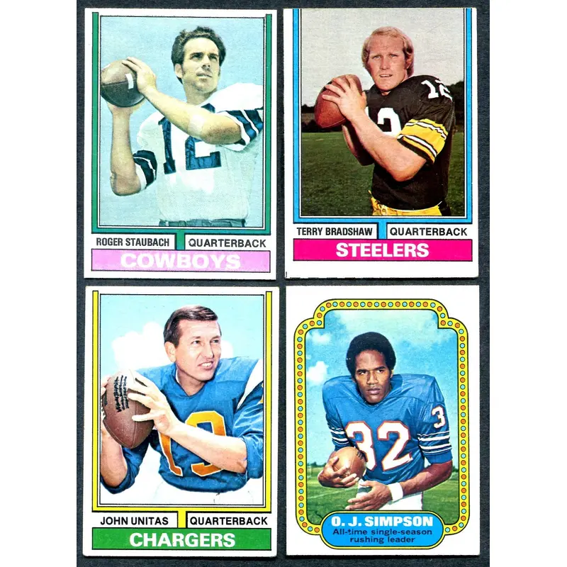 1974 Topps Football Complete Set VG (528) (24-616)
