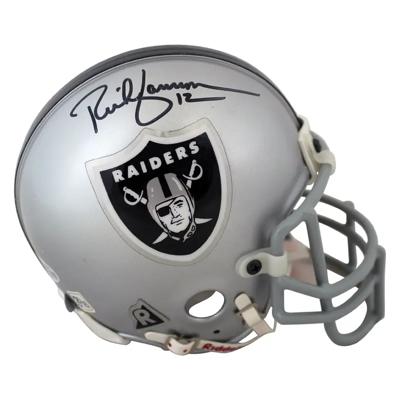 Raiders Rich Gannon Authentic Signed Mini Helmet Autographed BAS #X71252