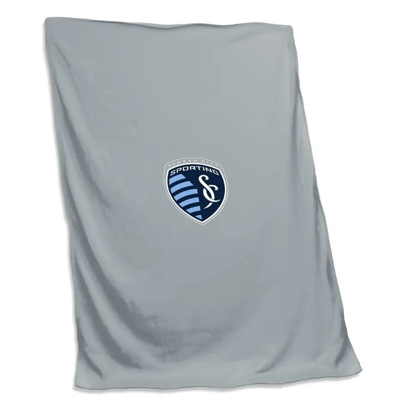 Sporting Kansas City Gray Sweatshirt Blanket (Screened)