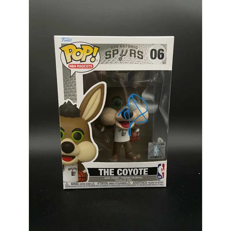 Tre Jones Signed The Coyote Funko Pop #06 PSA/DNA San Antonio Spurs Autographed
