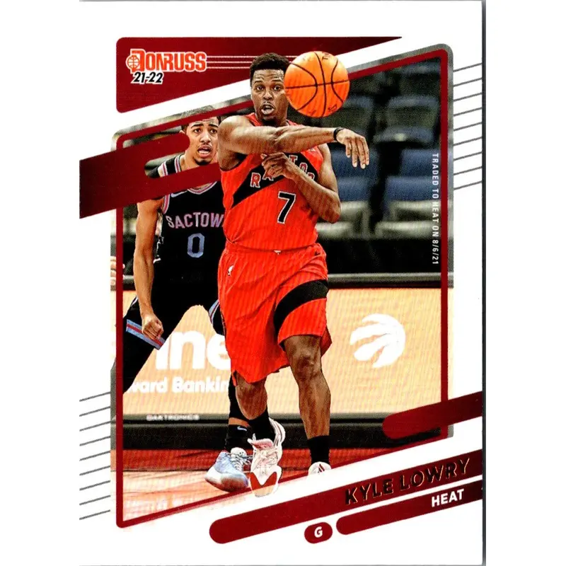 2021 Donruss Holo Red and Gold Laser Kyle Lowry #119