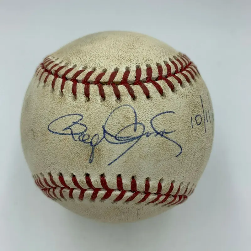 Roger Clemens Signed Game Used 2003 ALCS Playoffs Baseball MLB Authentic Holo