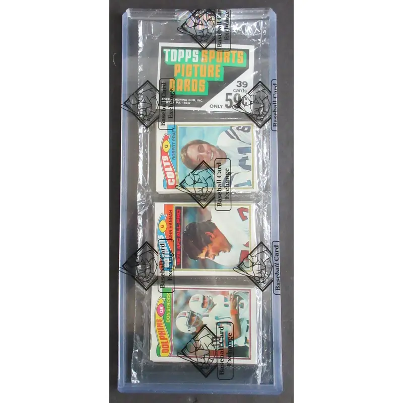 1977 Topps Football Unopened Rack Pack (BBCE) (Selmon RC Back)