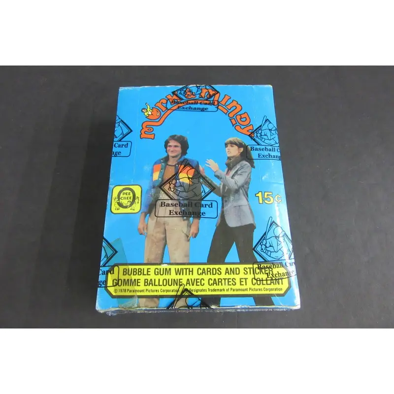1978 OPC O-Pee-Chee Mork & Mindy Unopened Wax Box (BBCE)