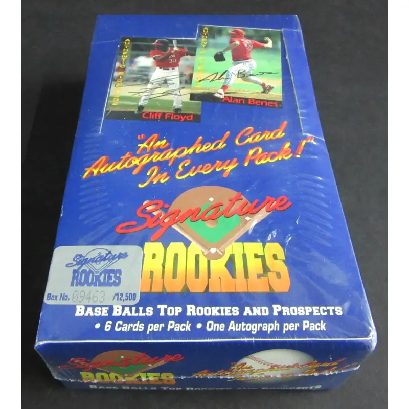 1994 Signature Rookies Baseball Box