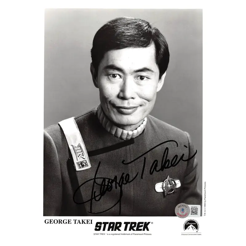George Takei Star Trek Authentic Signed 8x10 Photo Autographed BAS #BL44619