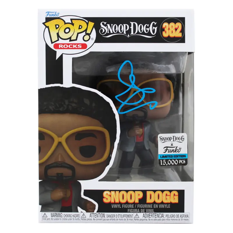 Snoop Dogg Authentic Signed #382 Limited Edition Funko Pop Vinyl Figure BAS