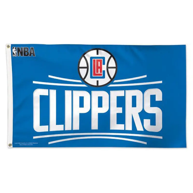 Los Angeles Clippers Official NBA Basketball DELUXE 3' x 5' Flag (Blue) - Wincraft Inc.