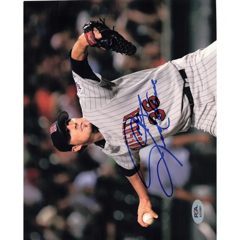 Joe Nathan signed 8x10 photo PSA/DNA Minnesota Twins Autographed