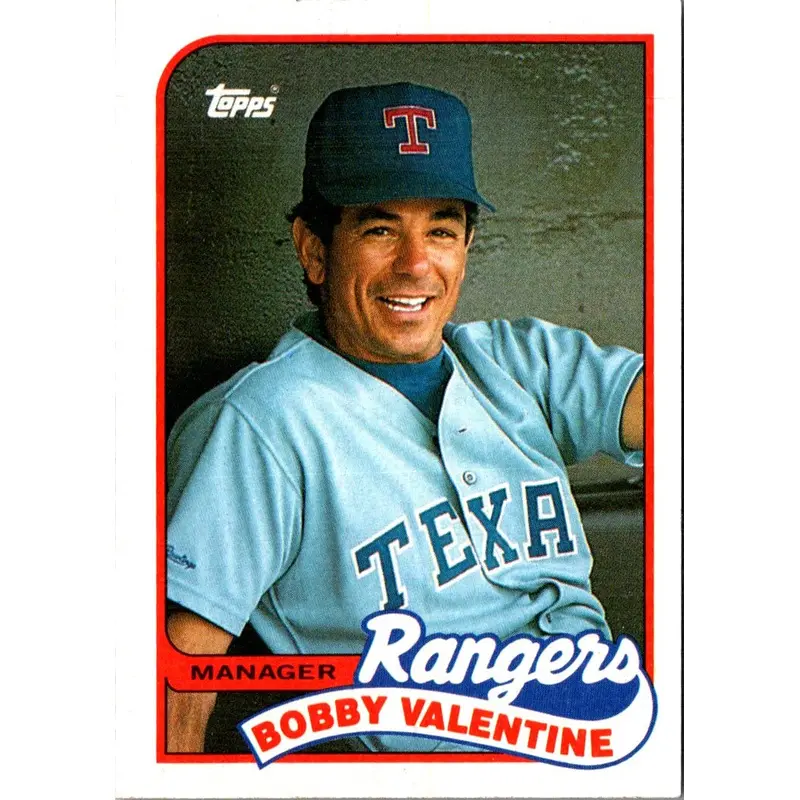 1989 Topps Bobby Valentine #314