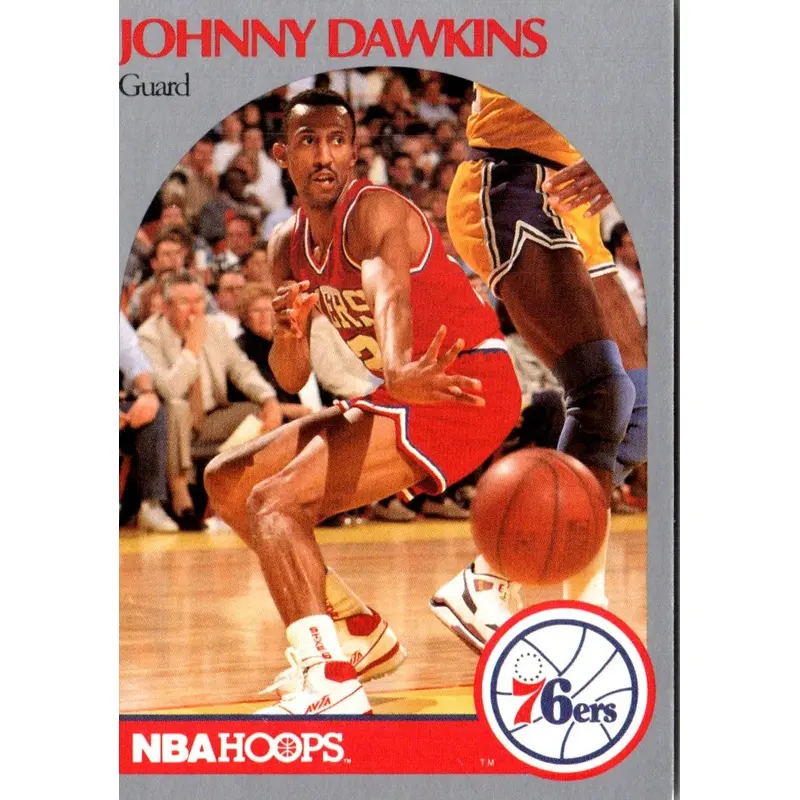 1990 Hoops Team Night Philadelphia 76ers Johnny Dawkins #NNO